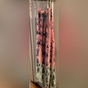 BooHoo TyeDye Maxi Dress 18plus